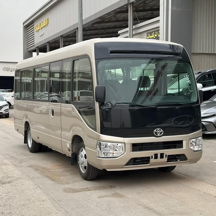 Coaster 5C Saloon rental in Lahore