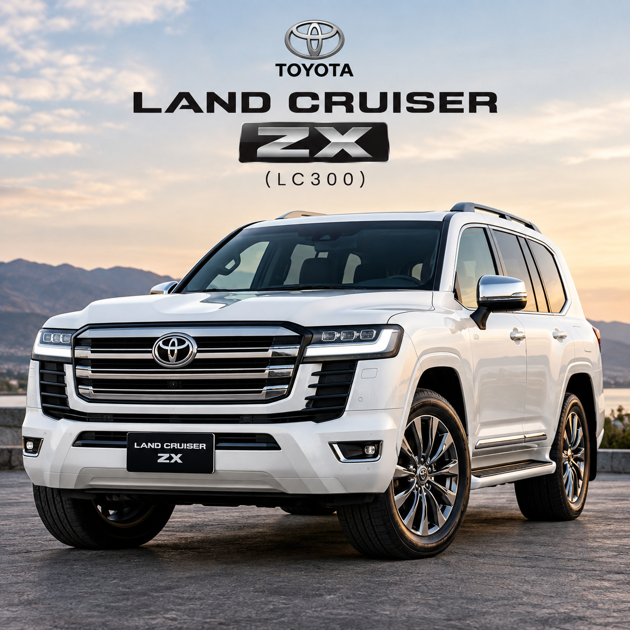 Toyota Land Cruiser ZX (LC300) rental in Lahore