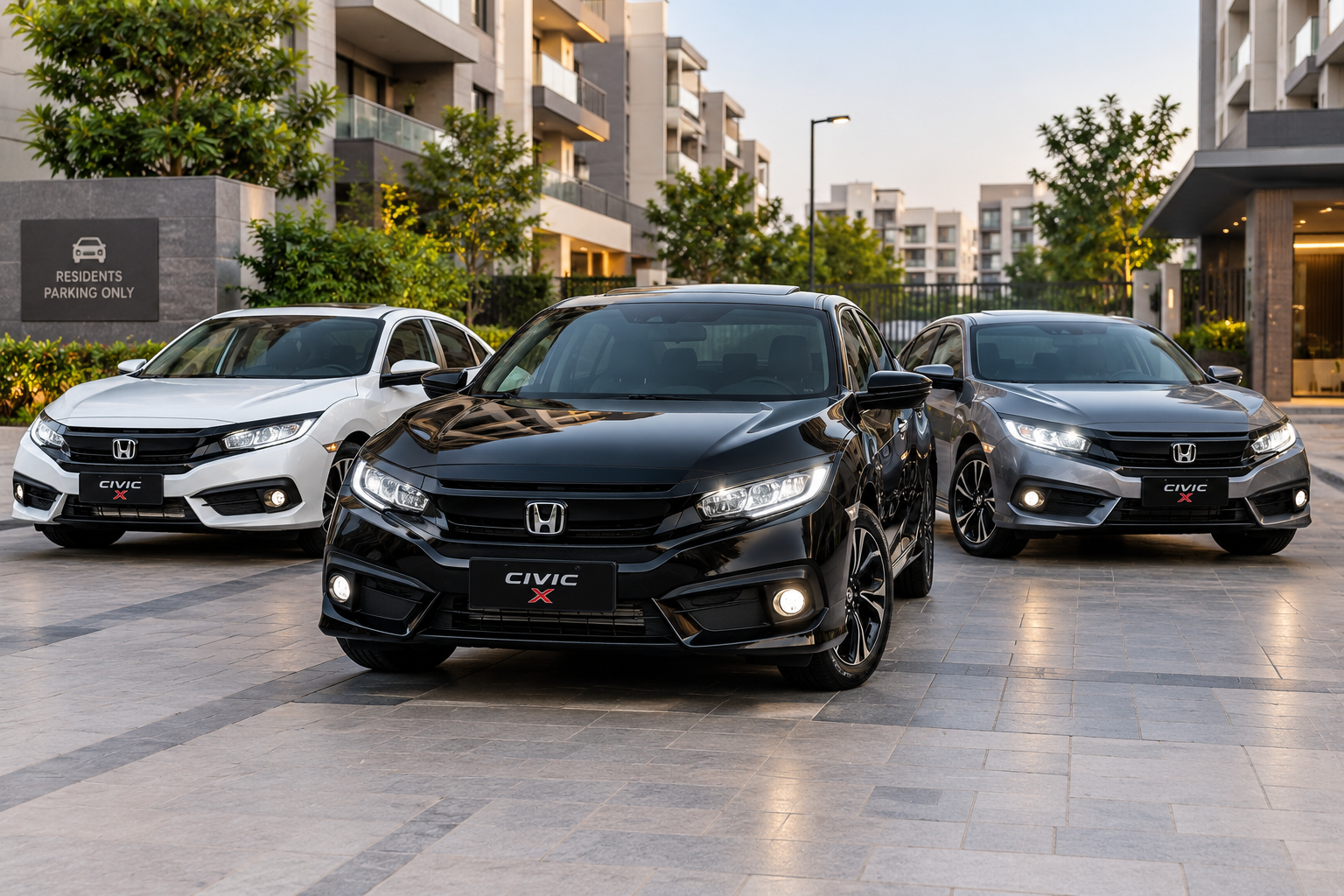 Honda Civic sedan car rental in Lahore