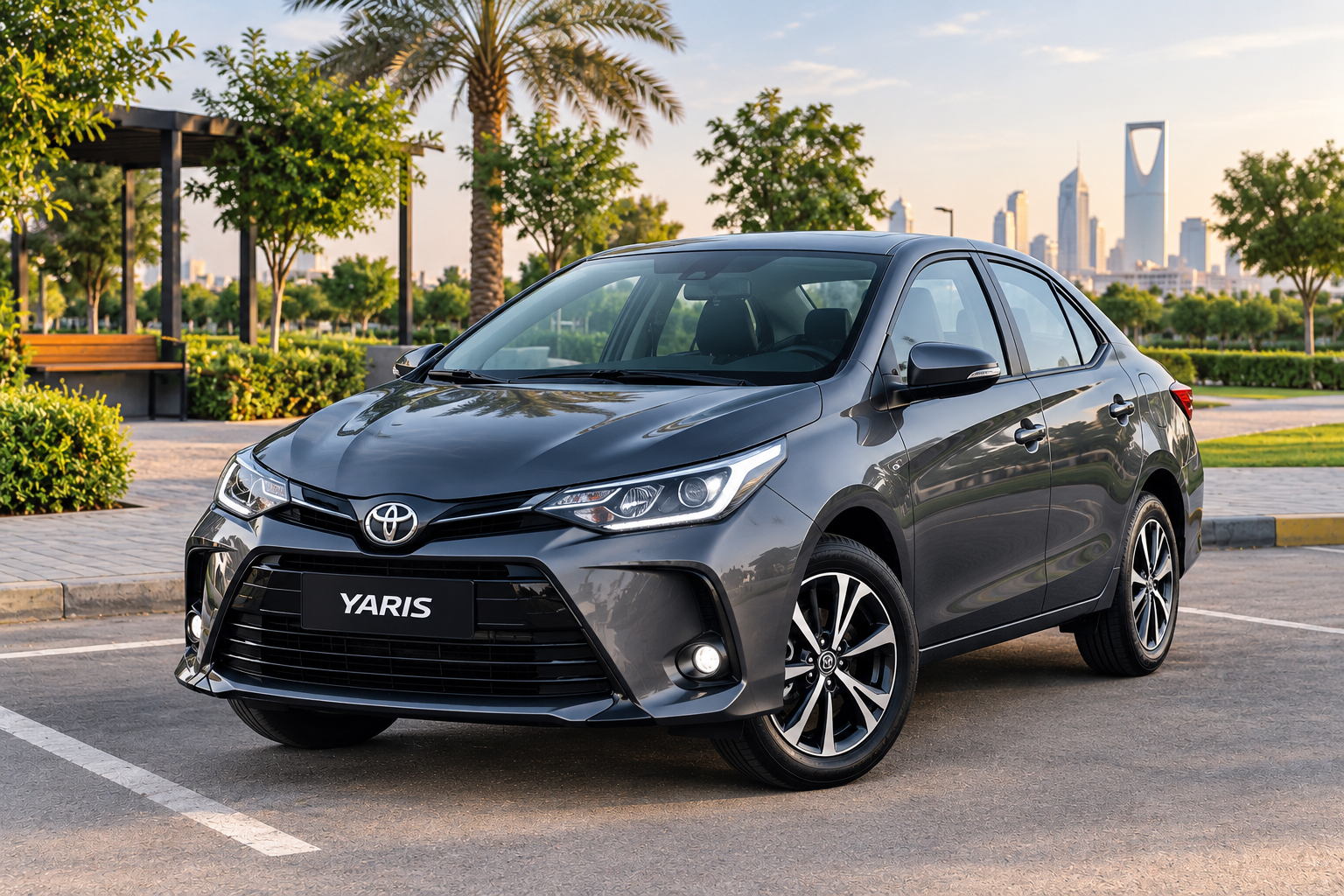 Toyota Yaris rental in Lahore