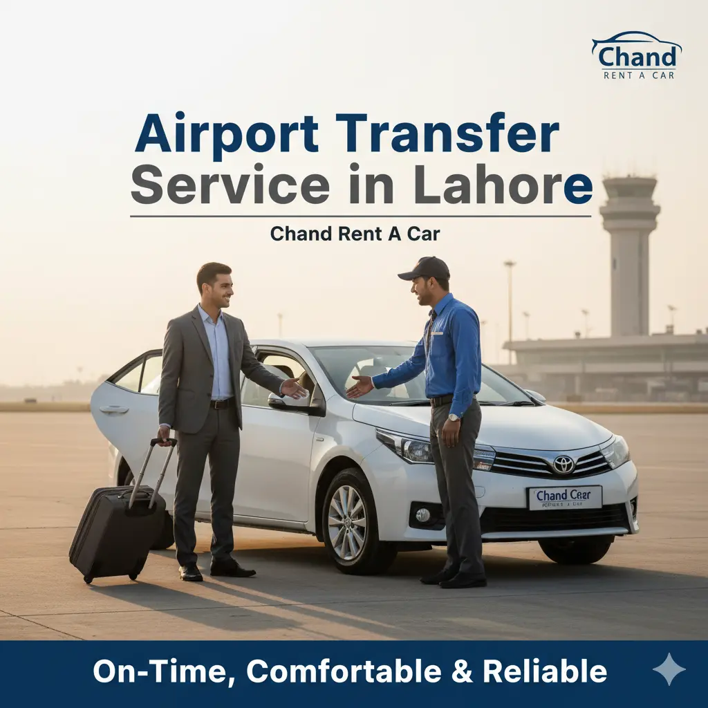 Airport Transfer Service in Lahore – Ride in Comfort with Chand Rent A Car