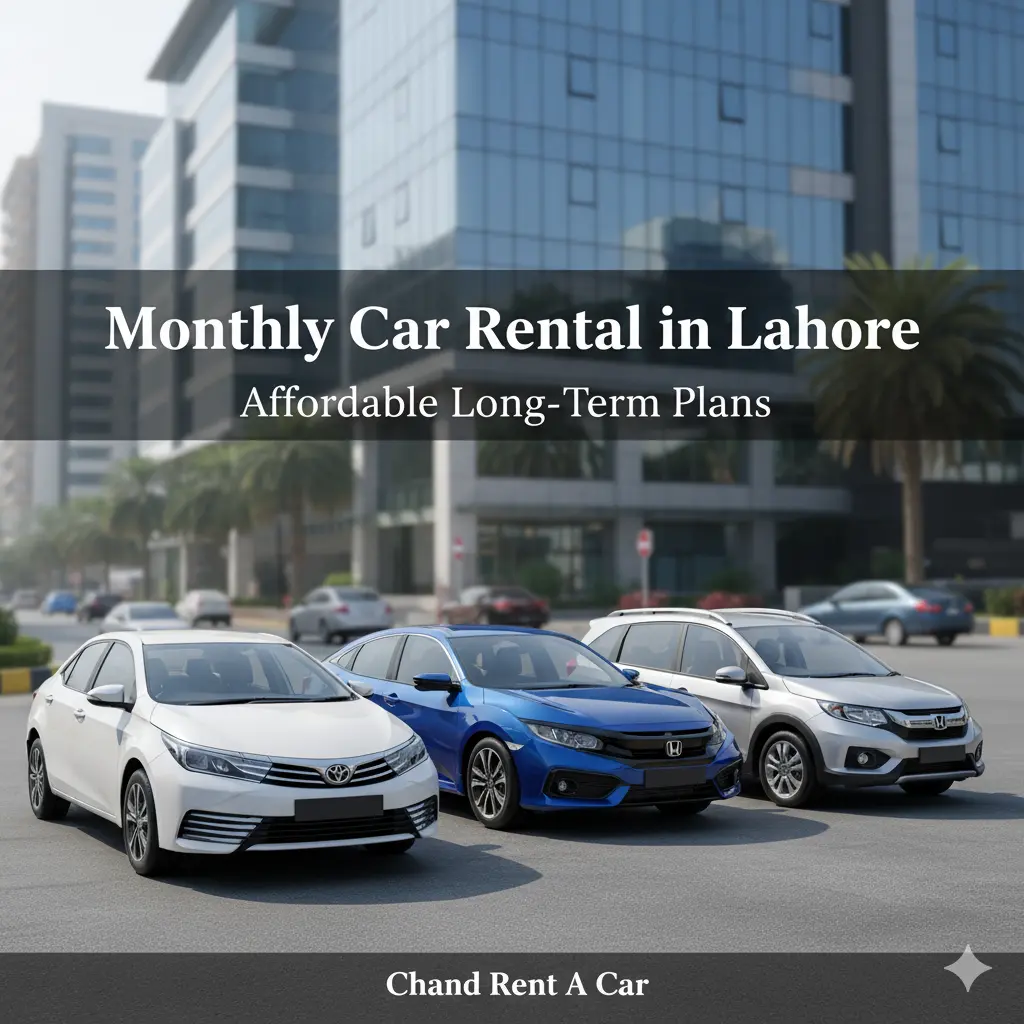 Monthly Car Rental in Lahore – Affordable Long-Term Car Hire Plans