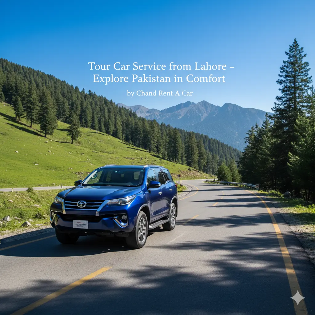 Tour Car Service from Lahore – Explore Pakistan in Comfort