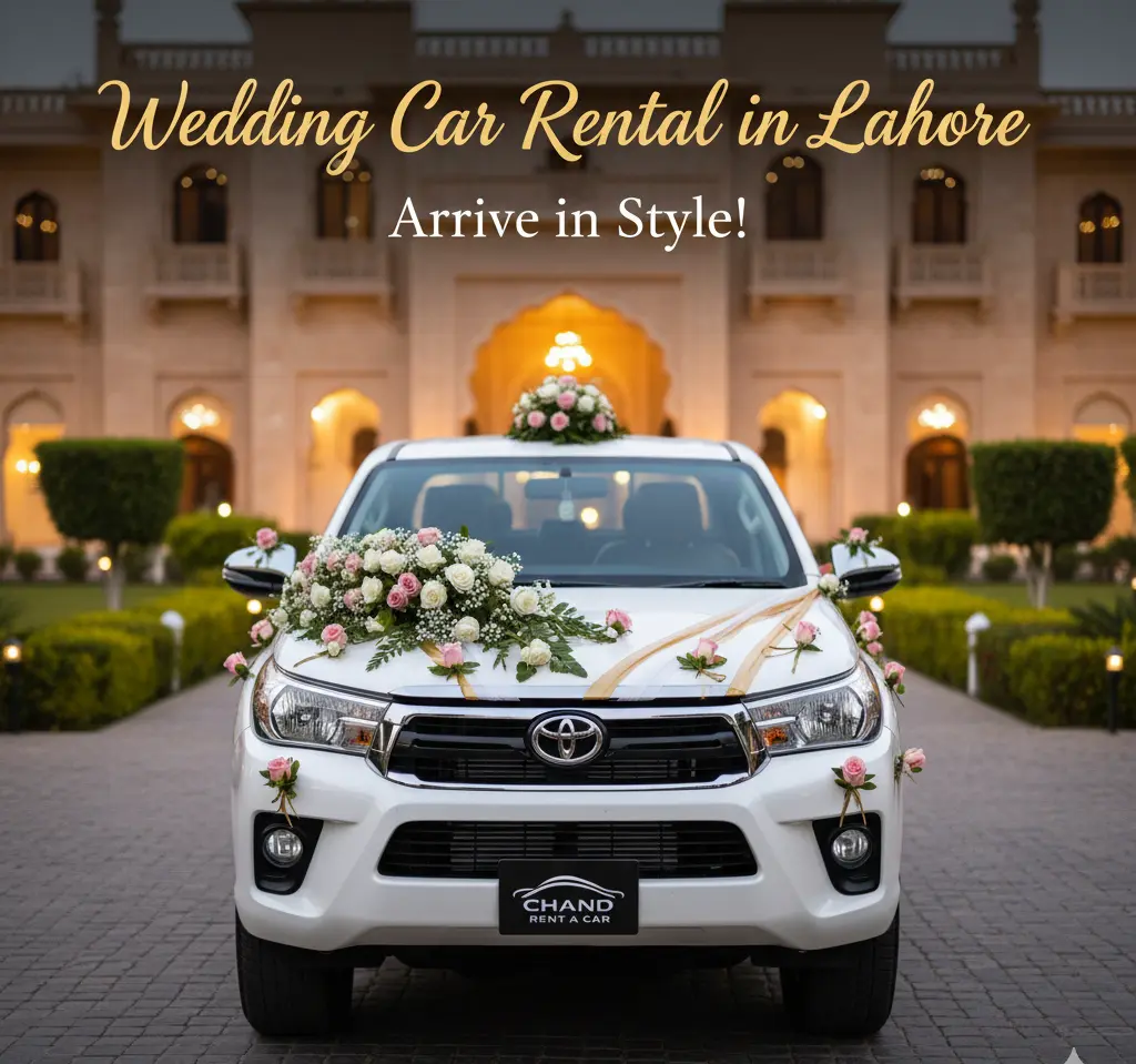 wedding car rental Lahore