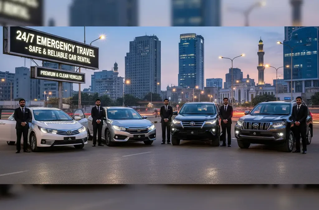 24/7 Emergency Car Rental Service in Lahore – Fast, Safe & Reliable