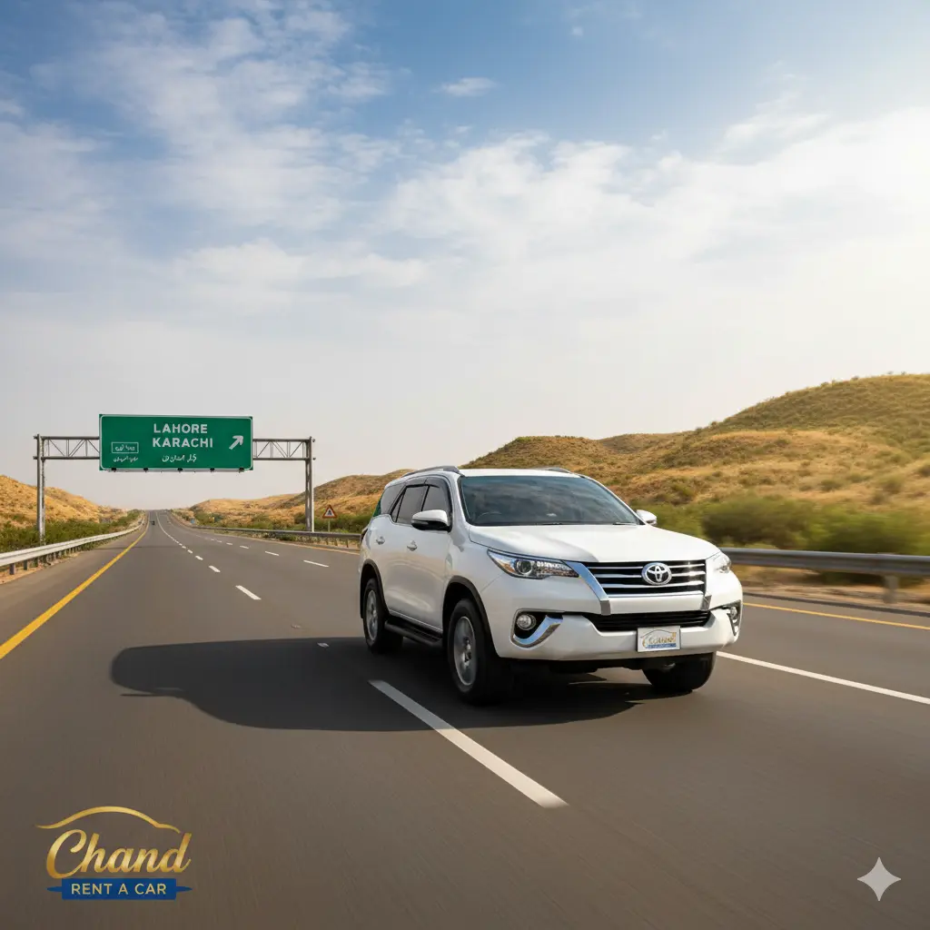 Lahore to Karachi Car Rental – Long-Distance Luxury Rides