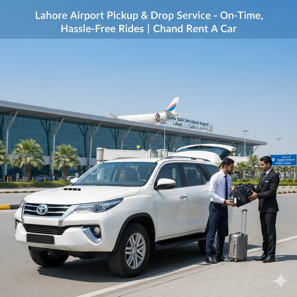 ✈️ Lahore Airport Pickup & Drop Service – On-Time, Hassle-Free Rides