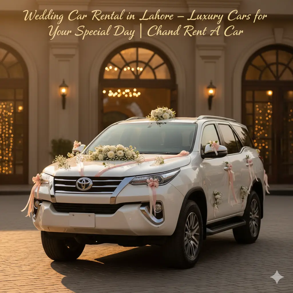 Wedding Car Rental in Lahore – Luxury Cars for Your Special Day