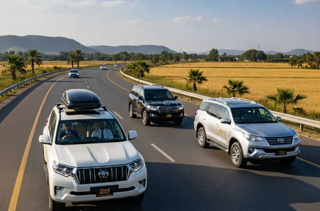 Outstation Car Rental from Lahore – Comfortable & Luxury Long-Route Travel
