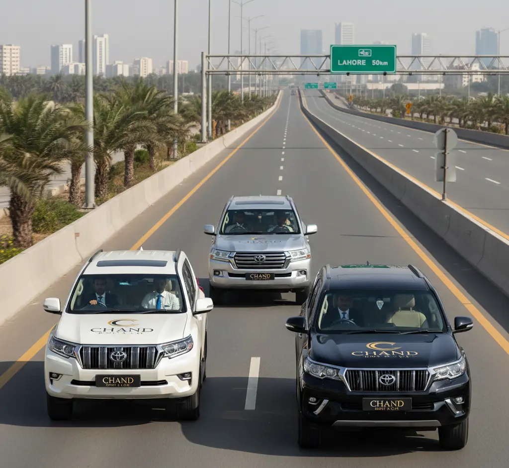 Outstation Car Rental from Lahore – Comfortable & Reliable Long-Route Travel