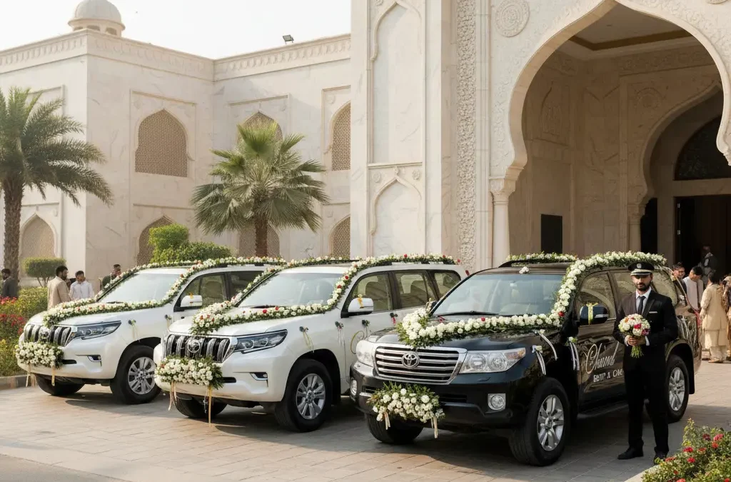 Wedding Car Rental in Lahore – Luxury, Style & Comfort for Your Big Day