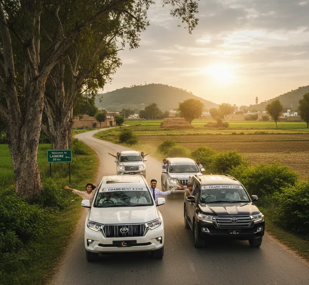 Family Trip Car Rental in Lahore – Safe, Spacious & Comfortable Travel