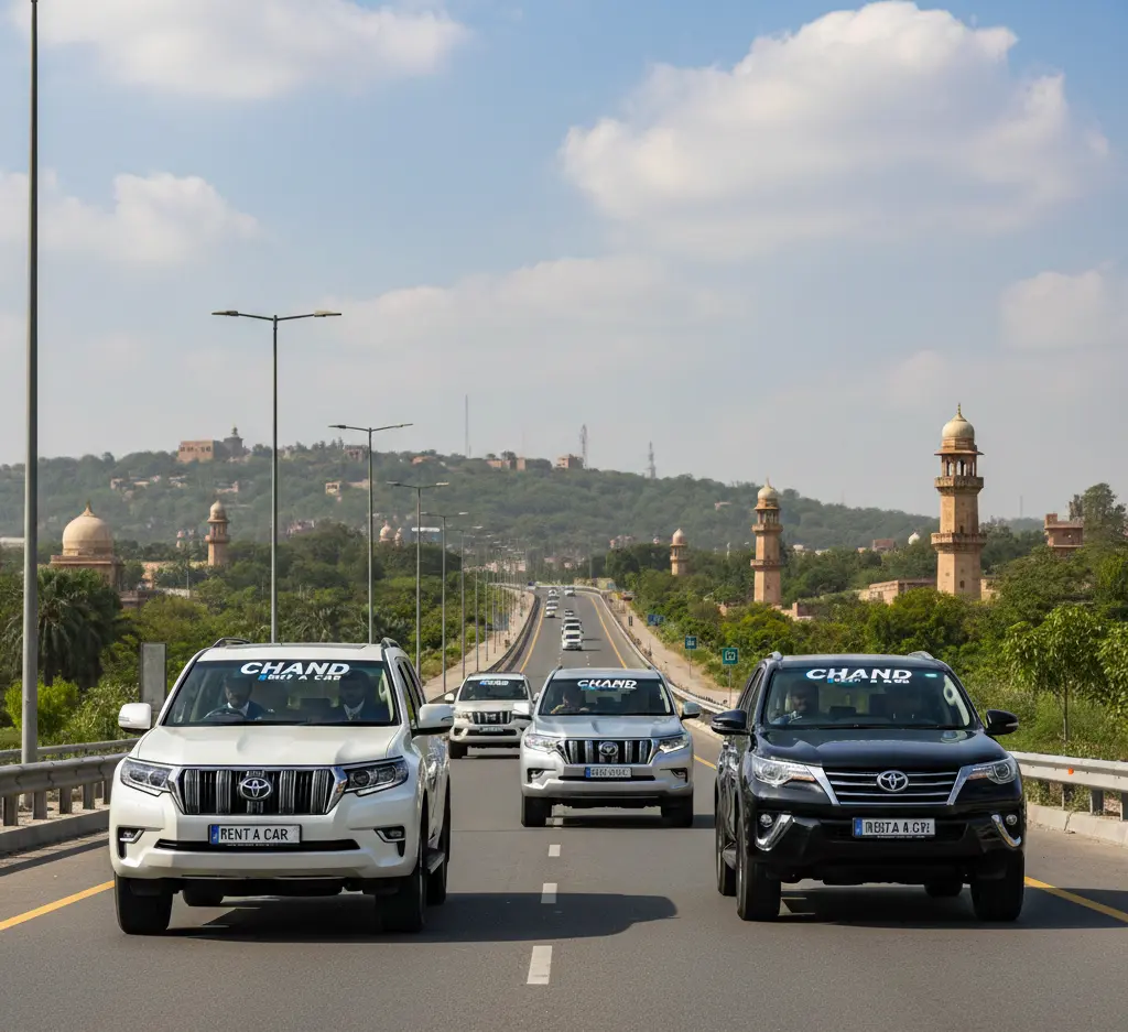 Long Route & Outstation Car Rental from Lahore – Comfortable Travel for Every Journey