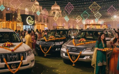 Mehndi Event Car Rental in Lahore – Colorful Celebrations with Luxury Comfort