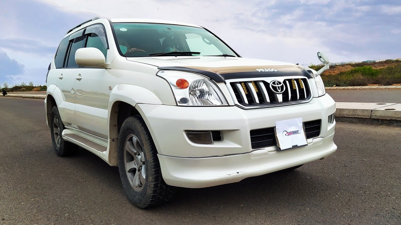 Toyota Prado SUV available for rent in Lahore